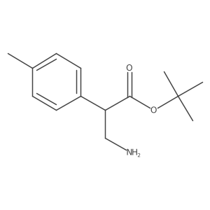 Tert-butyl 3-amino-2-(4-methylphenyl)propanoate Structure