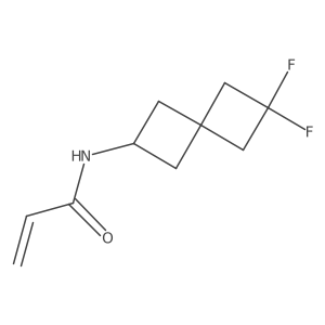 N-(2,2-Difluorospiro[3.3]heptan-6-yl)prop-2-enamide Structure