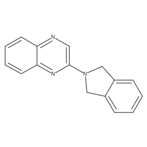 2-(2,3-dihydro-1H-isoindol-2-yl)quinoxaline Structure