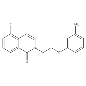Nc1cccc(OCCn2ccc3c(Cl)cccc3c2=O)c1结构式