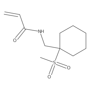 N-[(1-Methylsulfonylcyclohexyl)methyl]prop-2-enamide Structure
