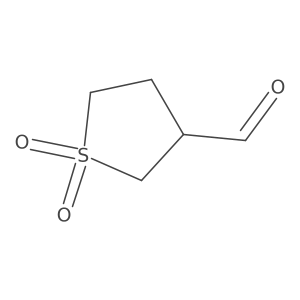 (R)-Tetrahydrothiophene-3-carbaldehyde 1,1-dioxide结构式