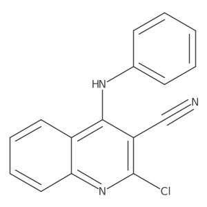 2-Chloro-4-(phenylamino)quinoline-3-carbonitrile Structure