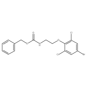 benzyl N-[2-(4-bromo-2,6-dichlorophenoxy)ethyl]carbamate Structure