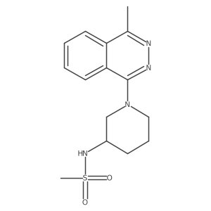 N-[1-(4-methylphthalazin-1-yl)piperidin-3-yl]methanesulfonamide结构式