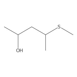 (2R,4R)-4-(Methylthio)pentan-2-ol Structure