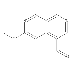 6-Methoxy-2,7-naphthyridine-4-carbaldehyde Structure