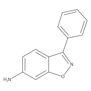 3-Phenylbenzo[d]isoxazol-6-amine结构式