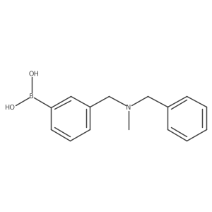 (3-((Benzyl(methyl)amino)methyl)phenyl)boronic acid Structure