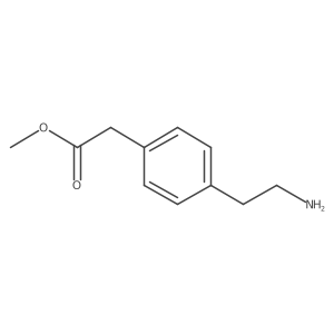 Methyl 2-[4-(2-aminoethyl)phenyl]acetate结构式
