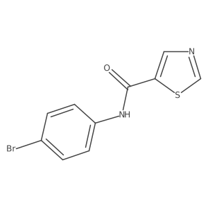 N-(4-Bromophenyl)thiazole-5-carboxamide Structure