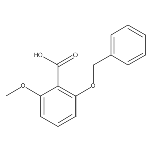2-Methoxy-6-phenylmethoxybenzoic acid结构式