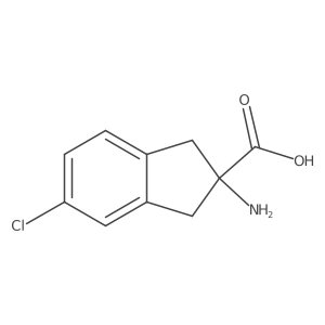 2-amino-5-chloro-2,3-dihydro-1H-indene-2-carboxylic acid Structure