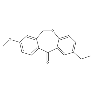 2-Ethyl-8-methoxydibenz[b,e]oxepin-11(6H)-one结构式