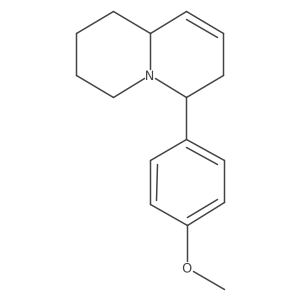 (6R,9aS)-6-(4-Methoxyphenyl)-1,3,4,6,7,9a-hexahydro-2H-quinolizine Structure