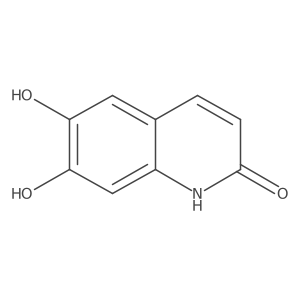 6,7-Dihydroxy-2(1H)-quinolinone结构式