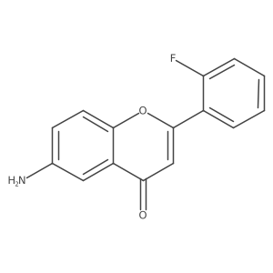 6-Amino-2-(2-fluorophenyl)chromen-4-one Structure