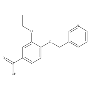 3-Ethoxy-4-(pyridin-3-ylmethoxy)benzoic acid Structure
