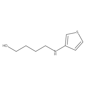 4-(Thiophen-3-ylamino)butan-1-ol结构式