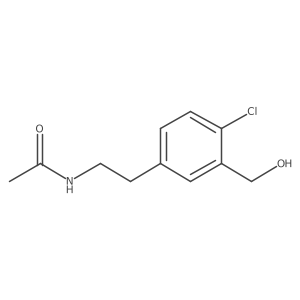 N-(2-(4-chloro-3-hydroxymethylphenyl)ethyl)acetamide Structure