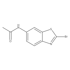 N-(2-Bromobenzo[d]thiazol-6-yl)acetamide结构式