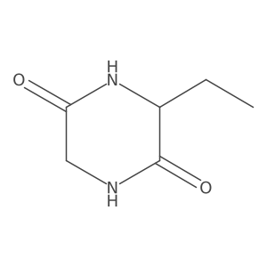 3-Ethylpiperazine-2,5-dione Structure