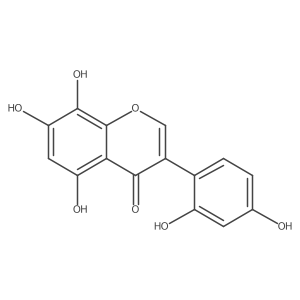 2',4',5,7,8-Pentahydroxyisoflavone Structure