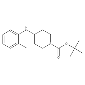 ortho-methyl 4-Anilino-1-Boc-piperidine结构式