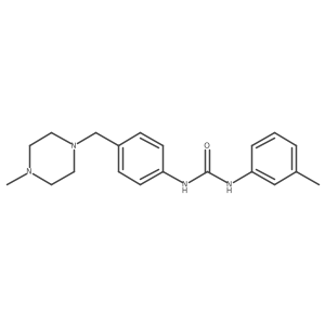 1-(4-((4-Methylpiperazin-1-yl)methyl)phenyl)-3-(m-tolyl)urea结构式