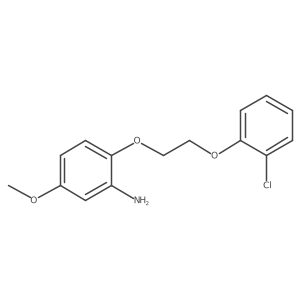 2-[2-(2-Chlorophenoxy)ethoxy]-5-methoxybenzenamine Structure
