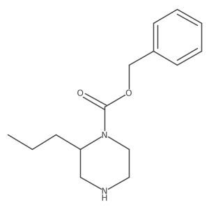Benzyl 2-propylpiperazine-1-carboxylate Structure