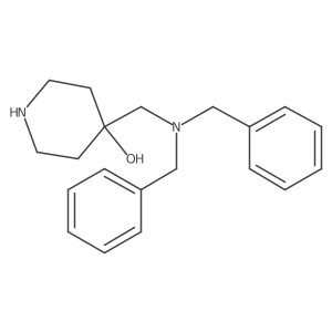 4-[(Dibenzylamino)methyl]-4-piperidinol结构式
