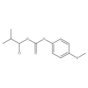1-Chloro-2-methylpropyl 4-(methylthio)phenyl carbonate Structure