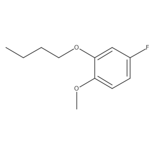 2-Butoxy-4-fluoro-1-methoxybenzene Structure