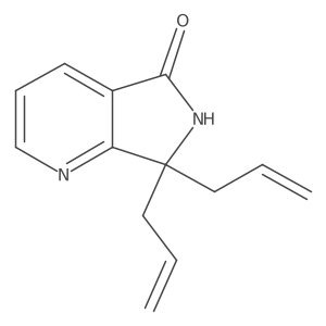 6,7-Dihydro-7,7-di-2-propen-1-yl-5H-pyrrolo[3,4-b]pyridin-5-one Structure