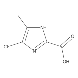 4-chloro-5-methyl-1H-imidazole-2-carboxylic acid Structure