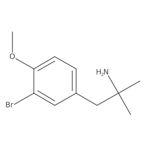 1-(3-Bromo-4-methoxyphenyl)-2-methylpropan-2-amine Structure