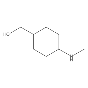 [4-(Methylamino)cyclohexyl]methanol结构式