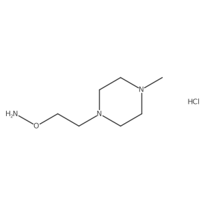 O-(2-(4-methylpiperazin-1-yl)ethyl)hydroxylamine hydrochloride Structure