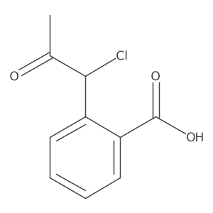 1-(2-Carboxyphenyl)-1-chloropropan-2-one结构式