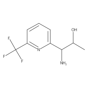 (1R,2S)-1-Amino-1-(6-(trifluoromethyl)pyridin-2-yl)propan-2-ol Structure