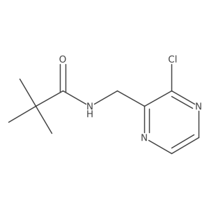 N-((3-chloropyrazin-2-yl)methyl)pivalamide Structure