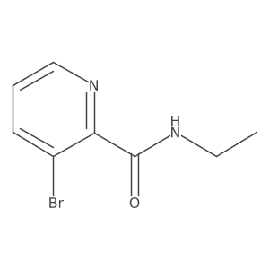 3-Bromo-N-ethylpicolinamide Structure