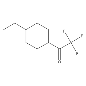 1-(4-Ethylcyclohexyl)-2,2,2-trifluoroethan-1-one Structure