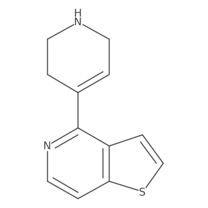 4-(1,2,3,6-Tetrahydropyridin-4-yl)thieno[3,2-c]pyridine Structure