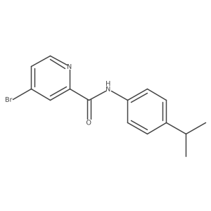 4-bromo-N-(4-isopropylphenyl)picolinamide Structure