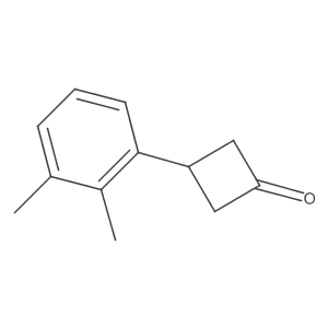 3-(2,3-Dimethylphenyl)cyclobutanone结构式