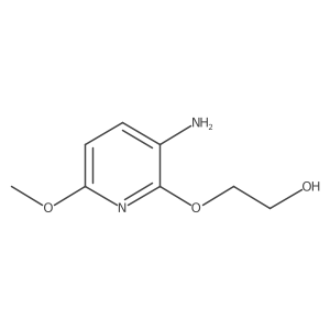 2-[(3-Amino-6-methoxypyridin-2-yl)oxy]ethan-1-ol Structure