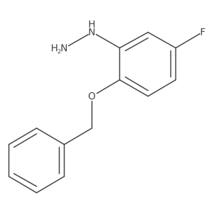 (2-(Benzyloxy)-5-fluorophenyl)hydrazine结构式