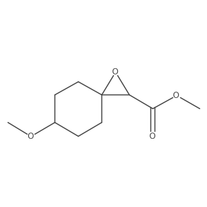 Methyl 6-methoxy-1-oxaspiro[2.5]octane-2-carboxylate结构式